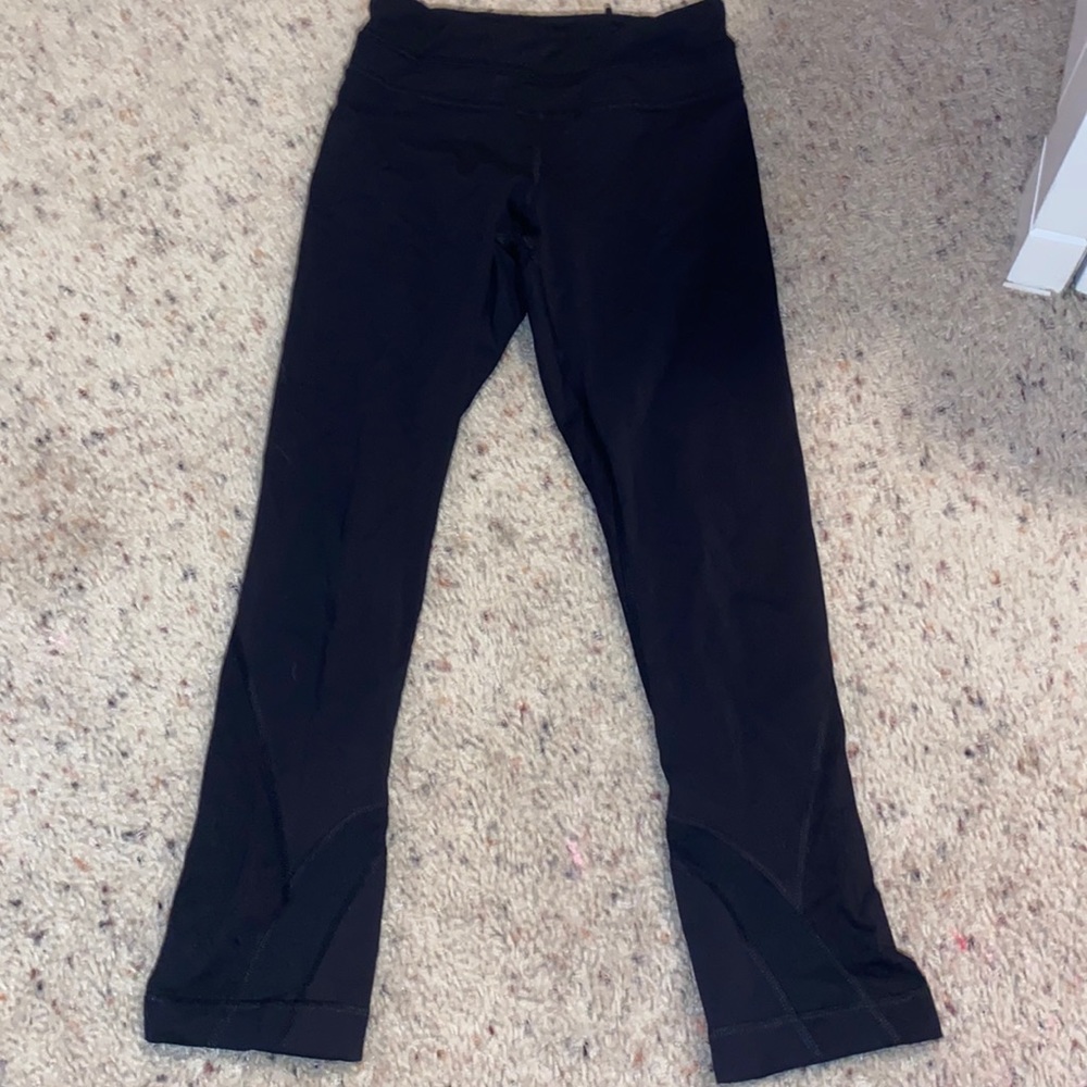 Pace Rival Crop 22” Black Lululemon leggings size 0
